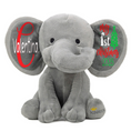 Load image into Gallery viewer, Personalized Elephant Stuffed Animal - Custom My First Christmas Day Elephant Plush Toy