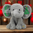 Load image into Gallery viewer, Personalized Elephant Stuffed Animal - My First Christmas Day Elephant Plush Toy