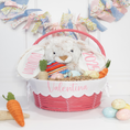 Load image into Gallery viewer, Personalized Easter Basket for Kids, Boys & Girls - Gift for Easter Made in USA