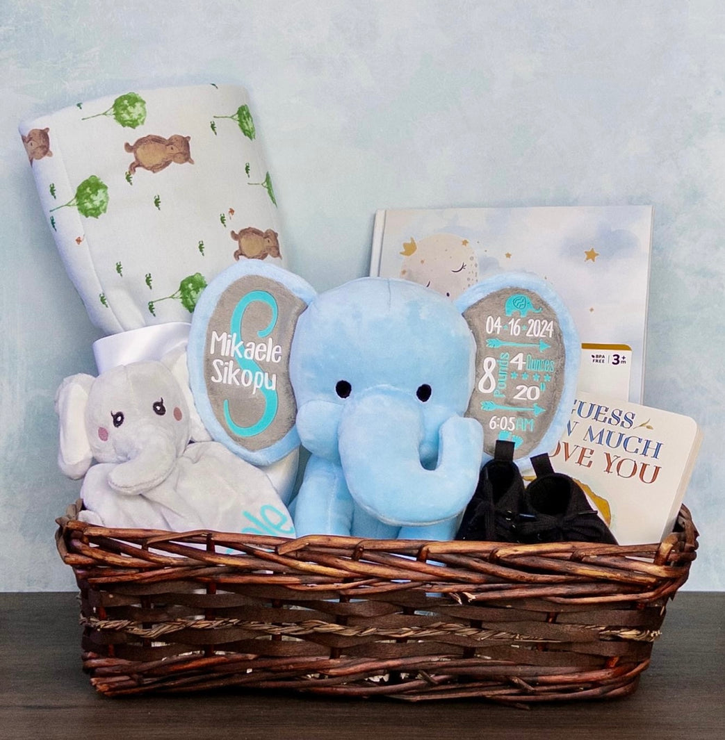 baby gift basket from Creations by Emas