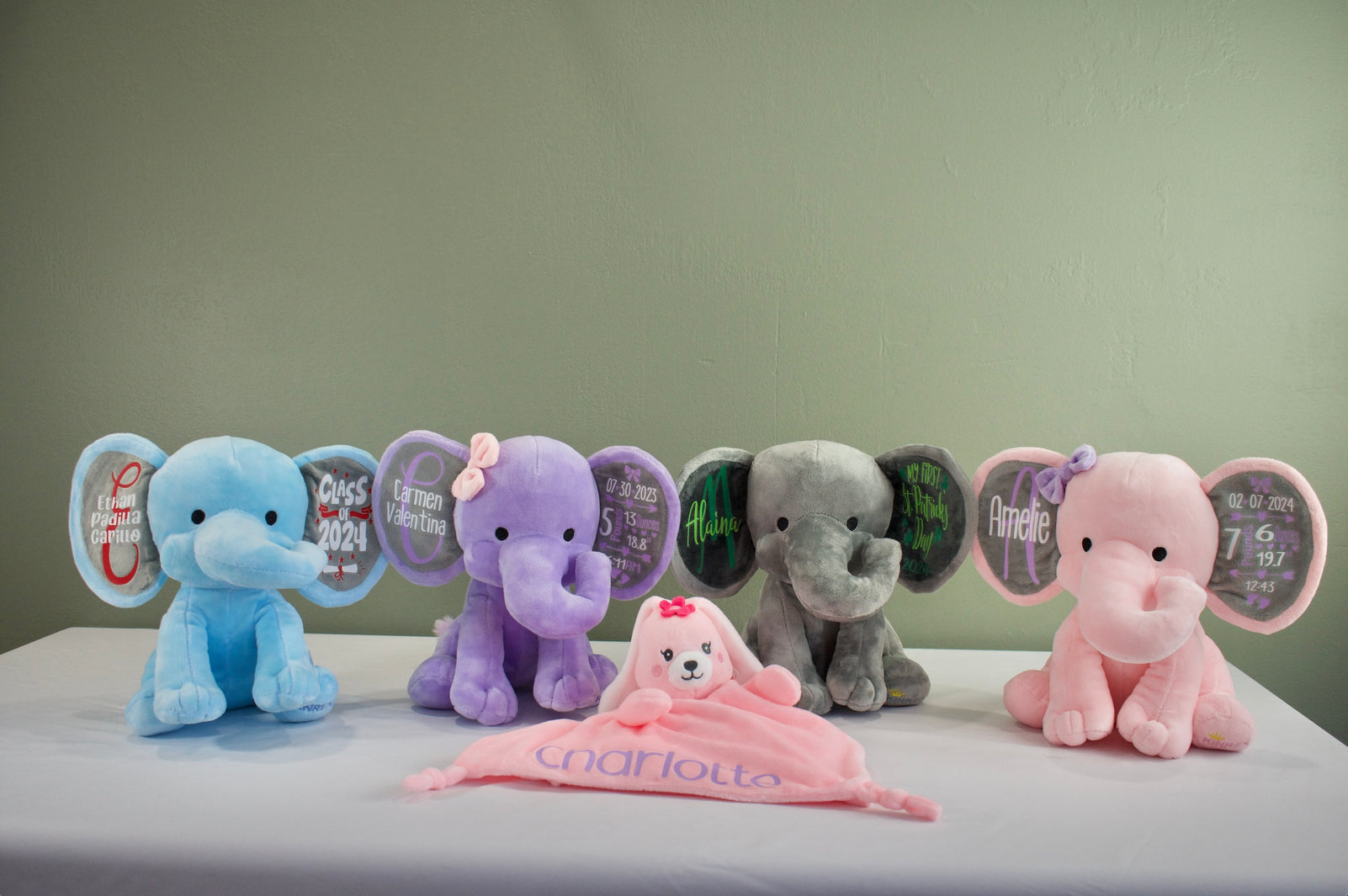 Personalized stuffed animals by Creations by Emas
