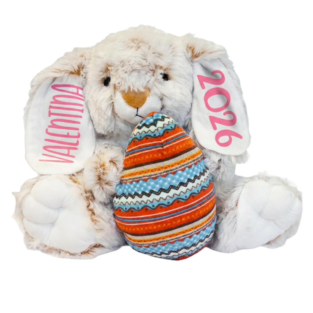 Personalized Stuffed Bunny Animal - 11.81 Inches