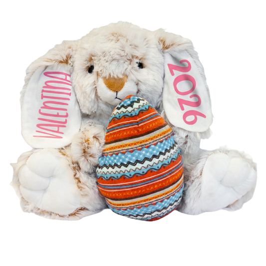 Personalized Stuffed Bunny Animal - 11.81 Inches