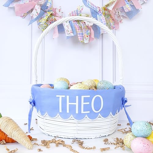 Personalized Easter Basket for Kids, Boys & Girls - Gift for Easter Made in USA