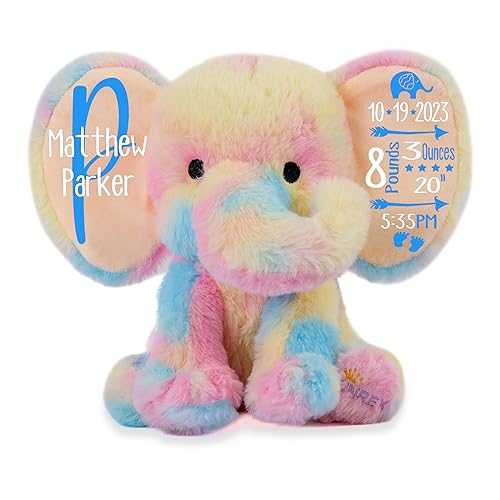 Personalized elephant store stuffed animal