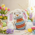 Load image into Gallery viewer, Personalized Stuffed Bunny Animal - 11.81 Inches
