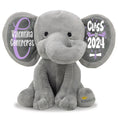 Load image into Gallery viewer, Personalized Graduation Elephant Stuffed Animal Class of 2024
