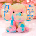 Load image into Gallery viewer, Personalized Elephant Stuffed Animal - Custom Birth Stats Announcement
