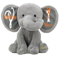 Load image into Gallery viewer, My First Halloween Day Personalized Elephant Stuffed Animal Gray 9 Inches
