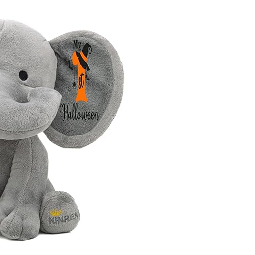 Halloween Day Personalized Elephant Stuffed Animal