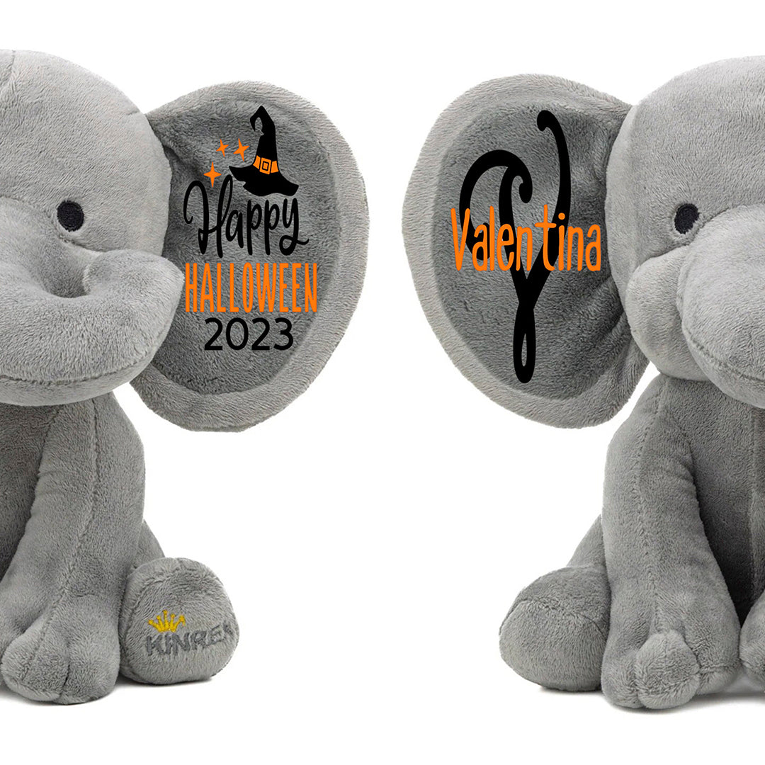 Personalized Happy Halloween 2024 Day Elephant