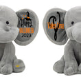 Load image into Gallery viewer, Personalized Elephant Stuffed Animal - Happy Halloween 2024 Day Elephant, Gray 9 Inches
