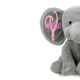 Load image into Gallery viewer, Personalized Elephant Stuffed Animal - Happy Easter Elephant
