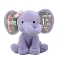 Load image into Gallery viewer, Personalized Elephant Stuffed Animal - Custom Birth Stats Announcement
