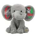 Load image into Gallery viewer, Personalized Elephant Stuffed Animal - Custom My First Christmas Day Elephant Plush Toy
