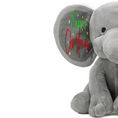 Load image into Gallery viewer, Personalized Elephant Stuffed Animal - Merry Christmas Day Elephant Plush Toy
