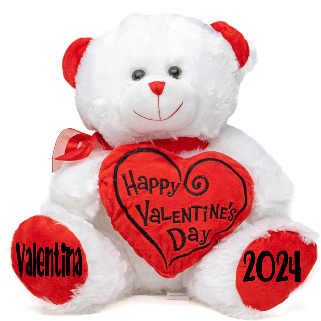 Personalized Valentine's Day Teddy Bear