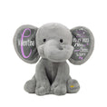 Load image into Gallery viewer, Personalized Elephant Stuffed Animal - Custom Birth Stats Announcement
