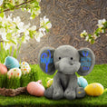 Load image into Gallery viewer, Personalized Elephant Stuffed Animal - Happy Easter Elephant
